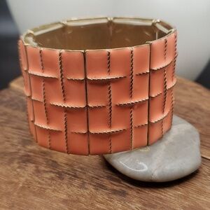 B2716 Macy's retro orange Creamsicle bracelet‎